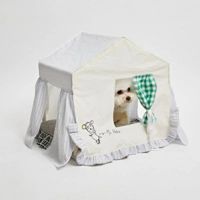 ルイスドッグ louisdog My Beffie Peekaboo Cushion Cover【小型犬 犬用 クッションカバー カバー セレブ】