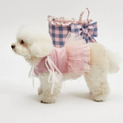 ルイスドッグ louisdog Blush TUTU【小型犬 犬服 ドッグウエア ウエア ワンピース ドレス スカート チュチュ ノースリーブ セレブ】