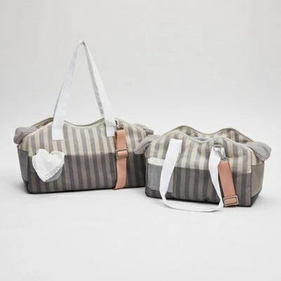 ルイスドッグ louisdog Shirt Day Shoulder Bag/Stripe【小型犬 犬用 キャリーバッグ トートバッグ 鞄 かばん セレブ】