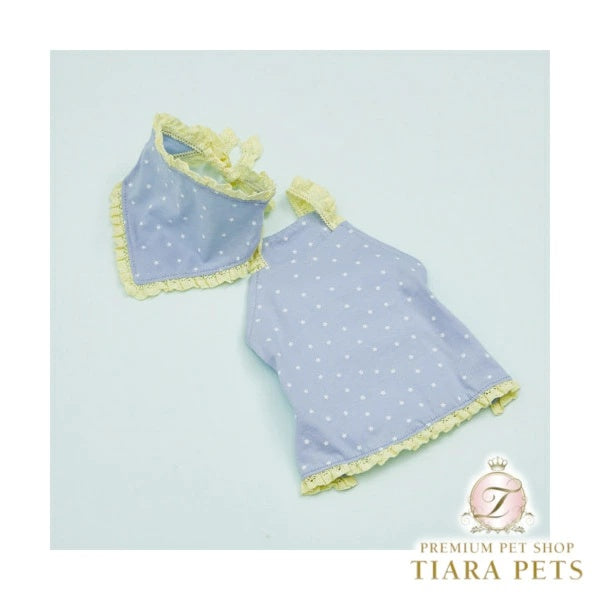 ルイスドッグ louisdog Lemon Sky TEE & Scarf【小型犬用 犬服 ドッグ