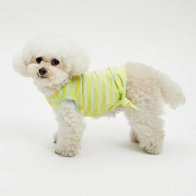 ルイスドッグ louisdog Lemonade Tie TEE【小型犬用 犬服 ドッグウエア ウエア トップス Tシャツ 半袖 セレブ】