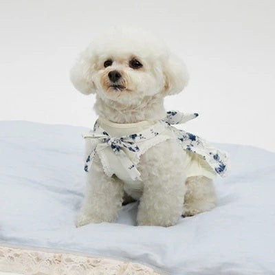 ルイスドッグ louisdog Luise Layered Dress TEE【小型犬 犬服 ドッグウエア トップス Tシャツ ワンピース スカート ドレス セット セレブ】