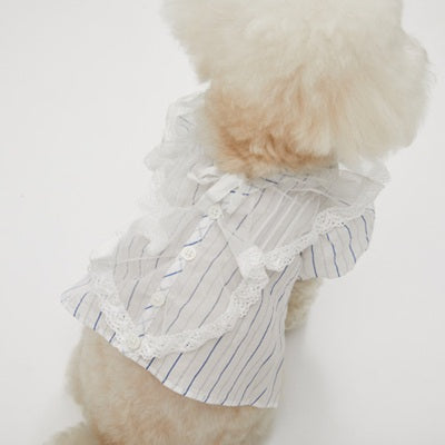 ルイスドッグ louisdog Riviera Blouse【小型犬 犬服 ドッグウエア トップス ブラウス セレブ】