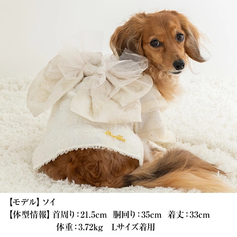クレイジーブー CRAZYBOO 花模様着物 ☆10月下旬順次発送☆【小型犬 犬服 ドッグウエア 着物 和服 セレブ】