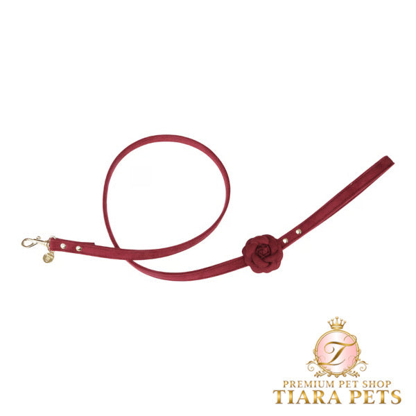 シャーロットドレス Charlotte's Dress Art. h1671NV Vip leash Scarlet【犬用 お散歩 リード セレブ】