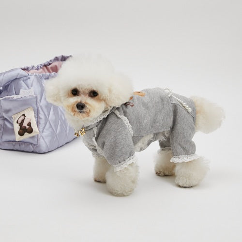 ルイスドッグ louisdog Lazy Day Pants【小型犬 犬服 ドッグウエア ロンパース つなぎ パンツ セレブ】