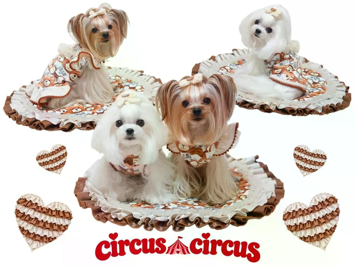 サーカスサーカス circus circus Toy Bear Photo Mat マット(CCZ-0081)【小型犬 マット カフェ】
