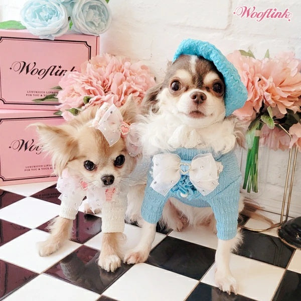 ウーフリンク WOOFLINK SPRING MOMENTS TURTLENECK【小型犬 犬服 ウエア トップス カットソー Tシャツ セレブ】