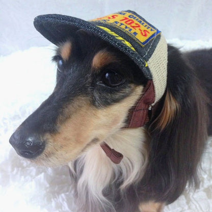 ★受注生産★ガーデン オブ エデン Garden of Eden DENIM CAP【小型犬 アクセサリー セレブ ハット 帽子】 送料無料