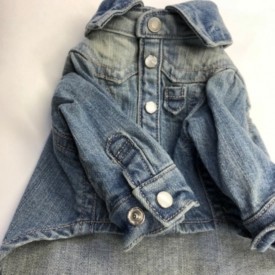 Minttan minttan denim shirt new [small dog dog clothes wear tops shirt  celebrity]