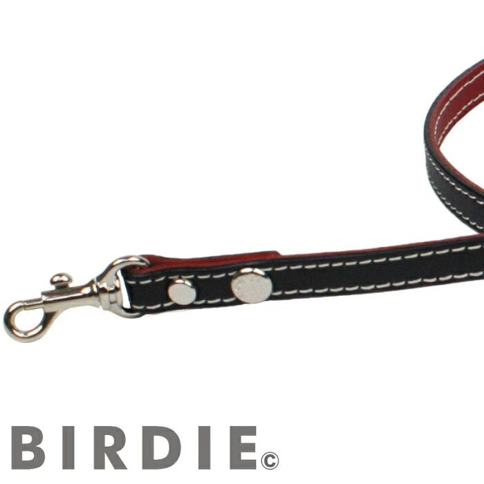 バーディ BIRDIE フラットレザーバイカラーリード(M)【小型犬 ペット リード カジュアル】 送料無料