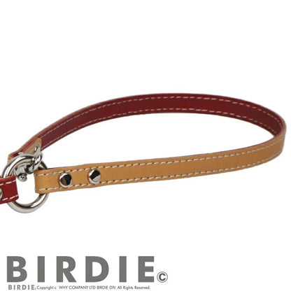 バーディ BIRDIE フラットレザーバイカラーリード(M)【小型犬 ペット リード カジュアル】 送料無料
