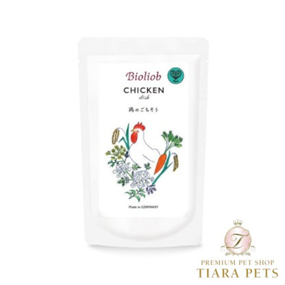 ビオリオーブ Bioliob チキン・ディッシュ 120g×12【犬 ペット レトルトフード 缶フード おかず 手作りサポート食材 トッピング】 送料無料