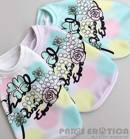 パリエロ PARIERO Lovely Pastel Pearl Tee【犬服 小型犬 セレブ ウエア トップス Tシャツ】
