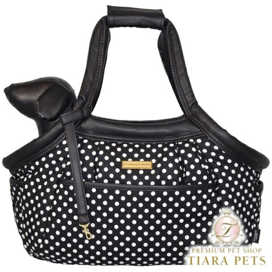 ダイヤモンドベイビー Diamond Baby マシュマロ イージー キャリーバッグ ドット(L)【小型犬 犬用 ペット キャリーバッグ セレブ】 送料無料