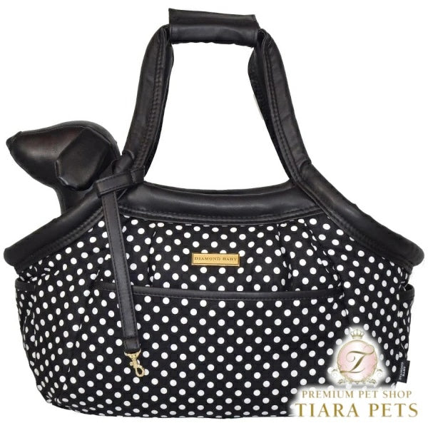 ダイヤモンドベイビー Diamond Baby マシュマロ イージー キャリーバッグ ドット(M)【小型犬 犬用 ペット キャリーバッグ セレブ】 送料無料