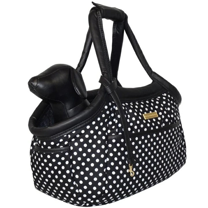 ダイヤモンドベイビー Diamond Baby マシュマロ イージー キャリーバッグ ドット(M)【小型犬 犬用 ペット キャリーバッグ セレブ】 送料無料
