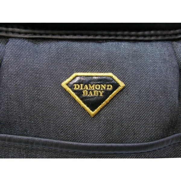 ダイヤモンドベイビー Diamond Baby マシュマロ イージー キャリーバッグ セルジュ(デニム調) フロントポケット(M)【小型犬 犬用 ペット キャリーバッグ セレブ】 送料無料