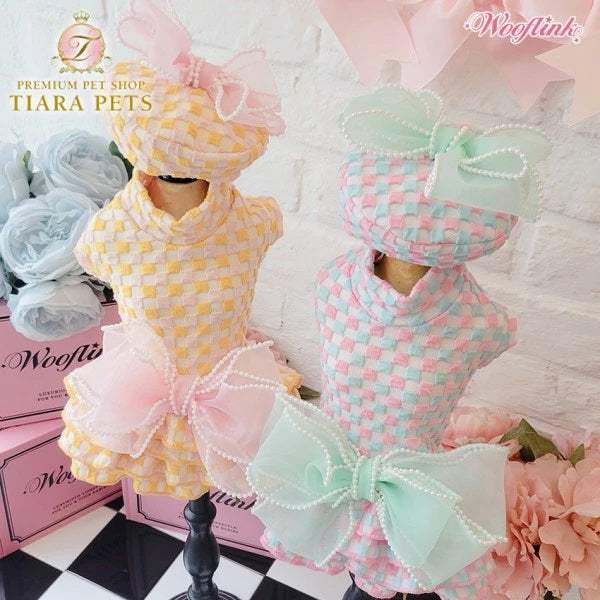 ウーフリンク WOOFLINK MARSHMALLOW【小型犬 犬服 ウエア トップス カットソー ワンピ セレブ】