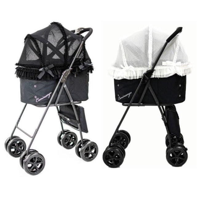 Accumilia x Angel Cart Collaboration Lace Frill Dome Cover [Carry Cart