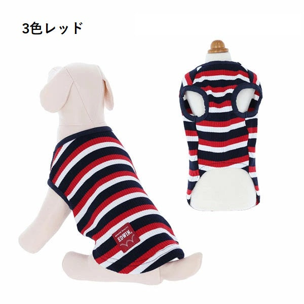 エドウィン EDWIN ドッグシャツ【抗菌・防臭【小型犬 犬服 ウエア トップス Tシャツ カジュアル】