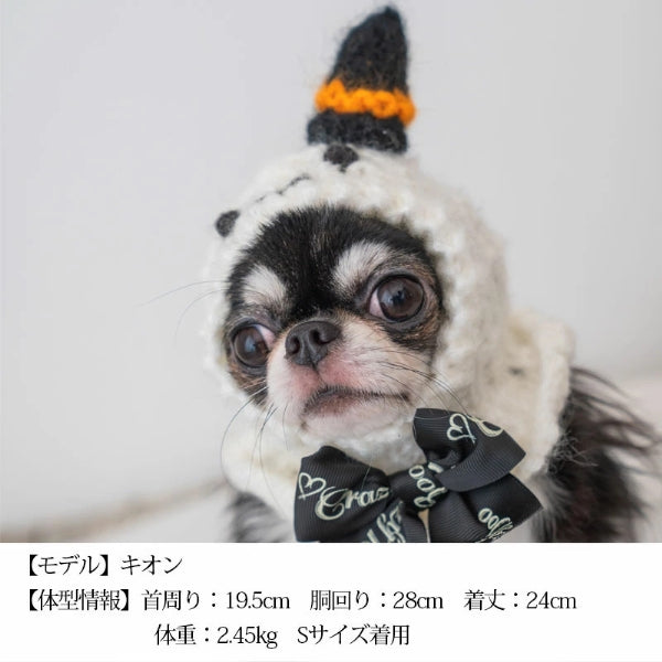 クレイジーブー CRAZYBOO CB手編みニット帽【小型犬 ハット 帽子 ハロウィン】