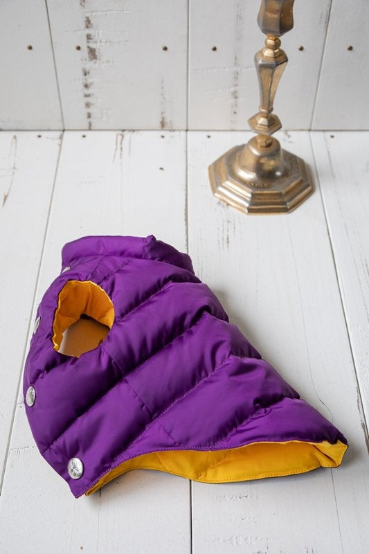 プエルト PUERTO 5th アヴェニュー リバーシブルダウンベスト(1/1h)【小型犬 犬服 ウエア アウター 上着 コート セレブ 】 送料無料