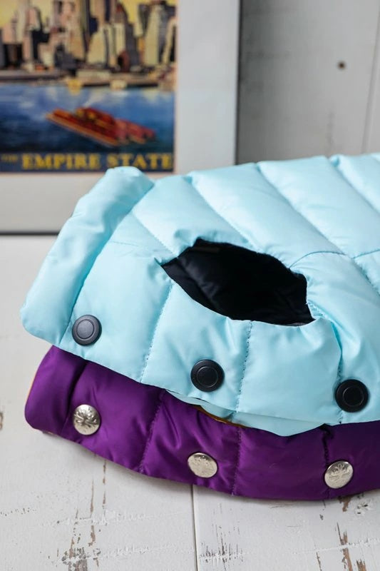 プエルト PUERTO 5th アヴェニュー リバーシブルダウンベスト(3h/4)【小型犬 犬服 ウエア アウター 上着 コート セレブ 】 送料無料