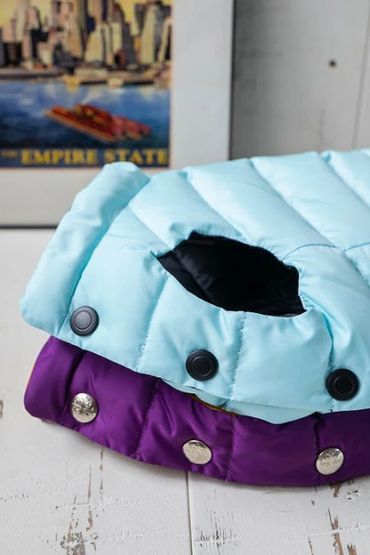 プエルト PUERTO 5th アヴェニュー リバーシブルダウンベスト(3h/4)【小型犬 犬服 ウエア アウター 上着 コート セレブ 】 送料無料