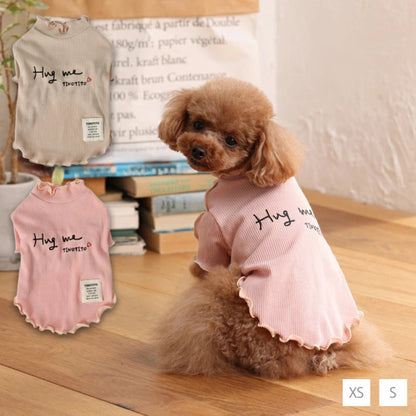 ティノティート TINOTITO バイカラーメローTシャツ【小型犬 犬服 ウエア トップス Tシャツ カットソー カジュアル】