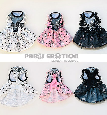 パリエロ PARIERO Gothic Lolita PG Dress【小型犬 犬服 ウエア ワンピース ドレス セレブ】