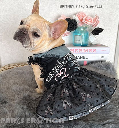 パリエロ PARIERO Gothic Lolita PG Dress【小型犬 犬服 ウエア ワンピース ドレス セレブ】