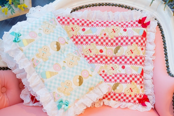 ブルブブ BUL BU-BU COOL Gingham & Sweets MAT【小型犬 犬用 ラグ マット セレブ】