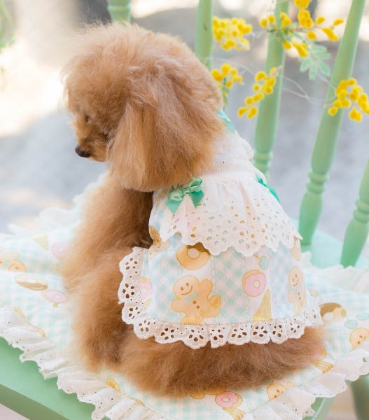 ブルブブ BUL BU-BU COOL Gingham & Sweets MAT【小型犬 犬用 ラグ マット セレブ】