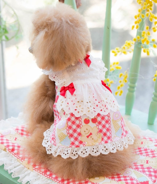 ブルブブ BUL BU-BU COOL Gingham & Sweets MAT【小型犬 犬用 ラグ マット セレブ】