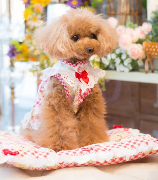 ブルブブ BUL BU-BU COOL Gingham＆ Sweets Tunic【小型犬 犬服 ウエア ワンピースチュニック セレブ】