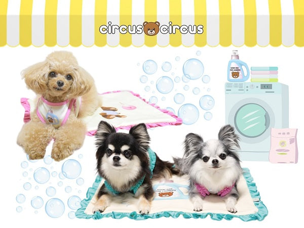 サーカスサーカス circus circus Laundry Bearマット(CCZ-0054)【小型犬 犬用 ラグ マット】