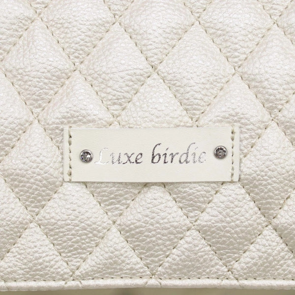 リュクスバーディ Luxe birdie キルトリュバンリュック WHITE【小型犬 犬用 ペット キャリーバッグ セレブ】