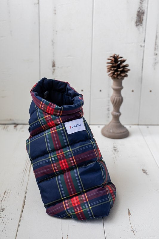 プエルト PUERTO オックスフォード リバーシブルダウンベスト(2/2h/3)【小型犬 犬服 ウエア アウター 上着 コート セレブ 】 送料無料