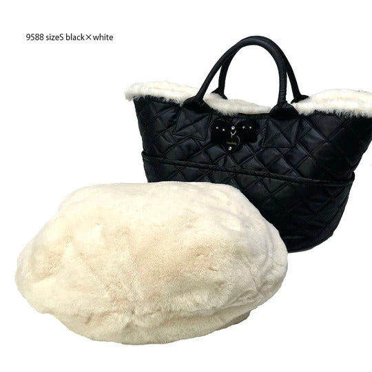 ★Pre-order item in stock in early September★Luxe birdie sleepy fur bag  sizeS [carry bag for small dogs, celebrity]