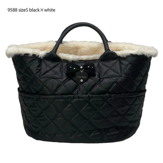 ★Pre-order item in stock in early September★Luxe birdie sleepy fur bag  sizeS [carry bag for small dogs, celebrity]