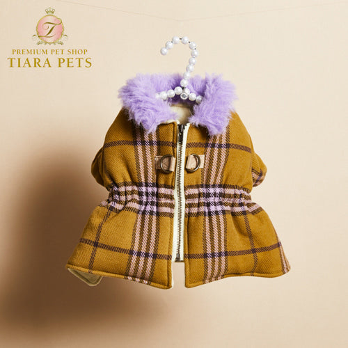 ルイスドッグ louisdog Preppy Plaid Jacket【犬服 小型犬 ウエア アウター 上着 ジャケット コート セレブ】
