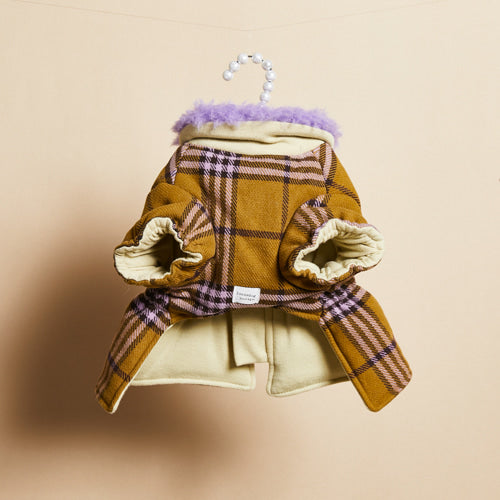 ルイスドッグ louisdog Preppy Plaid Jacket【犬服 小型犬 ウエア アウター 上着 ジャケット コート セレブ】