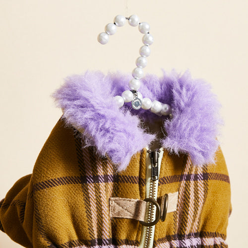 ルイスドッグ louisdog Preppy Plaid Jacket【犬服 小型犬 ウエア アウター 上着 ジャケット コート セレブ】