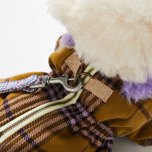 ルイスドッグ louisdog Preppy Plaid Jacket【犬服 小型犬 ウエア アウター 上着 ジャケット コート セレブ】