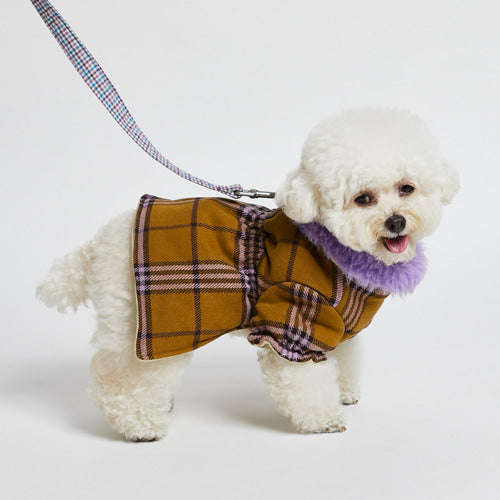 ルイスドッグ louisdog Preppy Plaid Jacket【犬服 小型犬 ウエア アウター 上着 ジャケット コート セレブ】