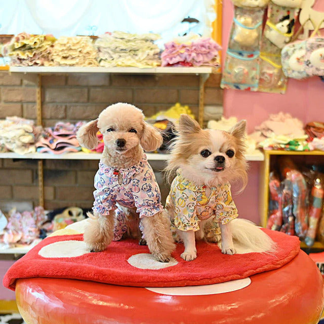 ★予約商品12月中旬〜下旬入荷★J&Kアニマルズ J&K animals ☆パンダ ルームウェアつなぎ☆【小型犬 犬服 ウエア ロンパース カバーオール つなぎ パンツ セレブ】