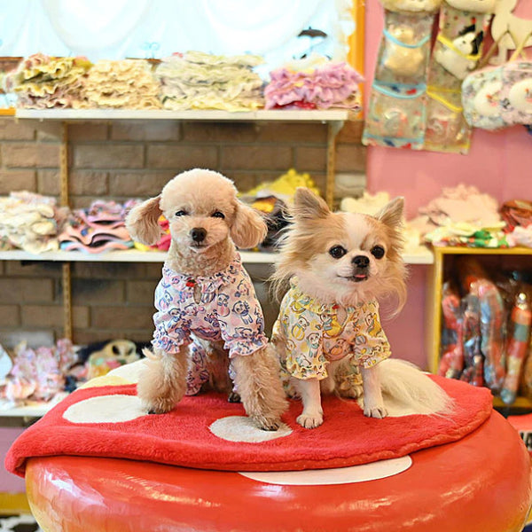 ★予約商品12月中旬〜下旬入荷★J&Kアニマルズ J&K animals ☆パンダ ルームウェアつなぎ☆【小型犬 犬服 ウエア ロンパース カバーオール つなぎ パンツ セレブ】