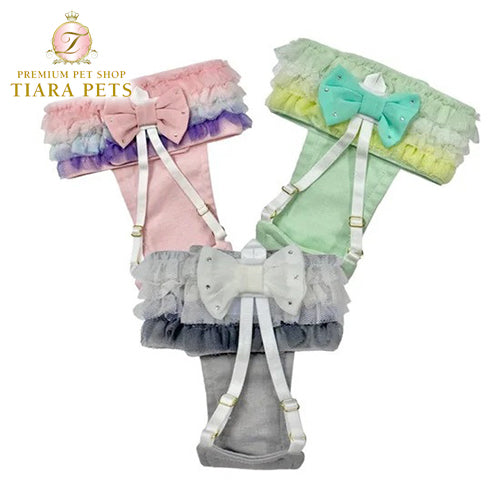 ★予約商品11月下旬入荷★ゴッドピヴァ GODPIVA チュールリボンマナーショーツ【小型犬 サニタリーパンツ マナーショーツ】