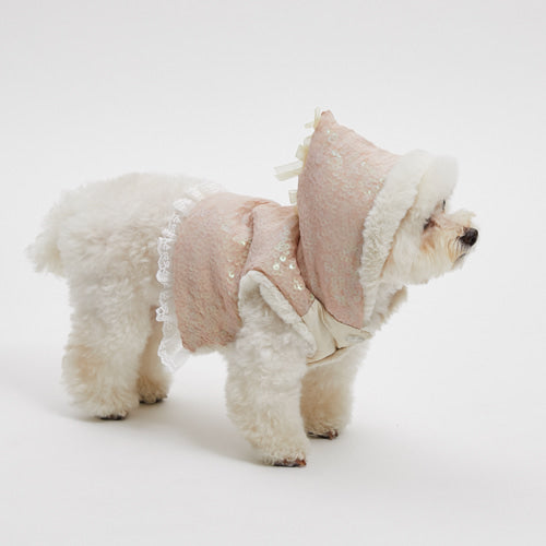 ルイスドッグ louisdog Shine On Me Hood Jumper【犬服 小型犬 ウエア アウター 上着 ジャンパー パーカー セレブ】